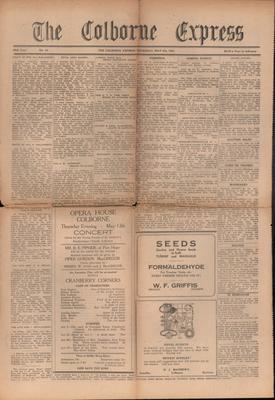 The Colborne Express   (Colborne Ontario), 5 May 1921