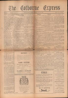 The Colborne Express   (Colborne Ontario), 14 Jul 1921