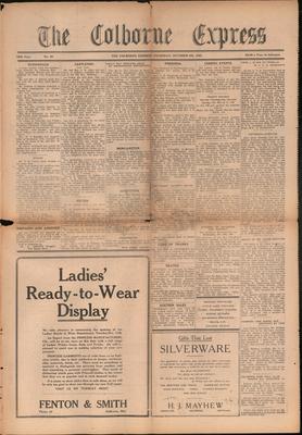 The Colborne Express   (Colborne Ontario), 6 Oct 1921