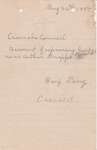 Bridge Repair Invoice, Cramahe Council Accounts, 26 August 1907
