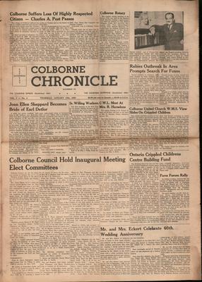 The Colborne Chronicle, 15 Jan 1959