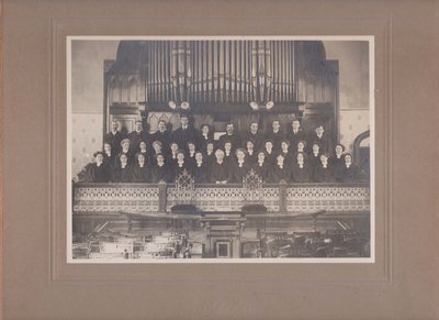 Portrait Photograph of Colborne United Church Choir, Cramahe Township