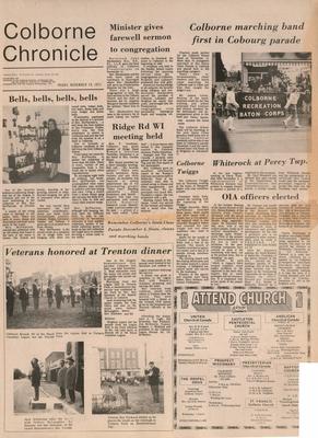 The Colborne Chronicle, 19 Nov 1971