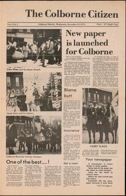 The Colborne Citizen, 12 Dec 1973