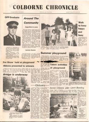 The Colborne Chronicle, 26 Jul 1974