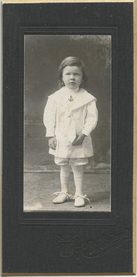 Studio portrait of Harold Coffee, Cramahe Township