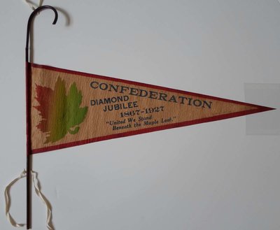 1927 Diamond Jubilee Canadian Confederation Banner