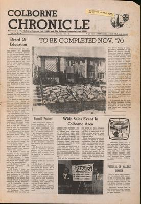 The Colborne Chronicle, 20 Nov 1968