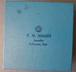 E.M. Rimmer jewellery box