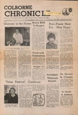 The Colborne Chronicle, 27 Nov 1969