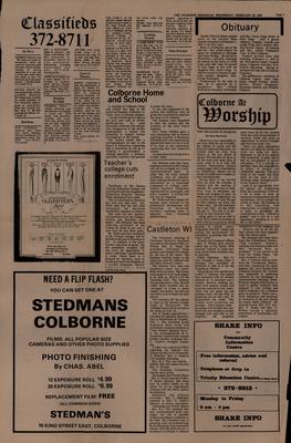 The Colborne Chronicle, 22 Feb 1978