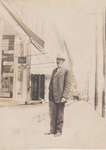 Dr. W.A. Sargent, King Street East wooden sidewalk, Colborne, Cramahe Township