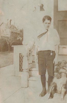 Boy with a dog