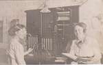 Postcard of telephone operators