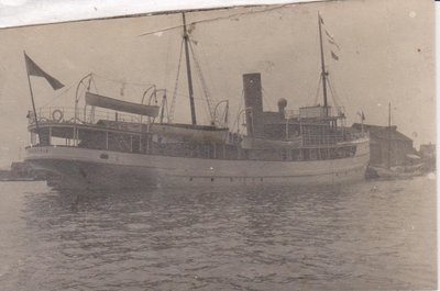 Postcard of a steamer