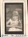 Joan Turpin in school, Turpin Family Photograph Album