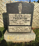 Eliza J. Padginton headstone, Lakeport Cemetery, Cramahe Township