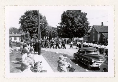 Photograph of High School Cadet Band, 1953, Colborne Women's Institute Scrapbook