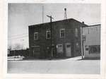 Photograph of Town Hall and Fire Hall also housing Police Office and the Public Library, Colborne, Colborne Women's Institute Scrapbook