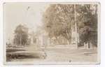 Photo postcard of King Street looking west by Herington, Colborne, Colborne Women's Institute Scrapbook