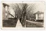 Photograph of west end of Church street looking east, Colborne, Colborne Women's Institute Scrapbook