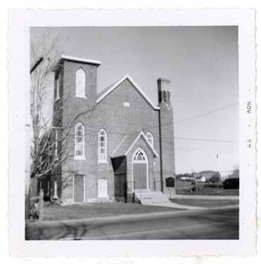 Photograph of Colborne Baptist Church, Colborne, Colborne Women's Institute Scrapbook