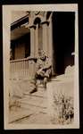 Photograph of an unidentified World War II soldier, Colborne Women's Institute Scrapbook