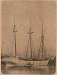 Newspaper photograph of the Emily B. Maxwell schooner, Colborne Women's Institute Scrapbook