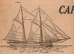 Sketch, newspaper clipping of the Blanche schooner, Colborne Women's Institute Scrapbook