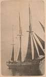 Newspaper photograph of the Oliver Mowat schooner,  Colborne Women's Institute Scrapbook