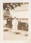 Photograph of Mrs. Ross Bell, Colborne Women's Institute Scrapbook