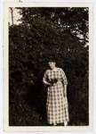Photograph of Mrs. Charles Cook, Colborne Women's Institute Scrapbook