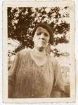 Photograph of Mrs. Maggie Morrison Mackie, Colborne Women's Institute Scrapbook