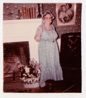 Photograph of Goldie Cox, Colborne Women's Institute Scrapbook