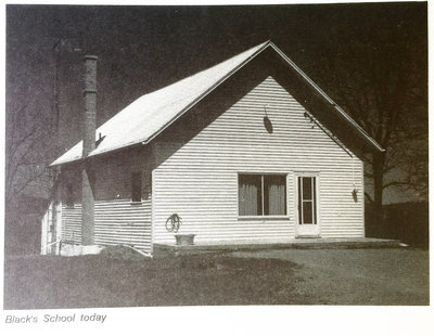 Black's School, School Section 14, Cramahe Township, 1988