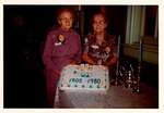 Photographs of Hazel Harnden and Beth Carr, Castleton Women's Institute members, 75th Anniversary, 1980