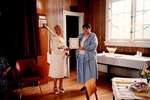 Photographs of Mary McKague and Jean Wilson, Castleton Women's Institute members, 85th Anniversary, 1990