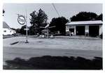 Photograph of Esso Service Station, Castleton, Castleton Women's Institute scrapbook