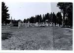 Photograph of Castleton Cemetery, Castleton Women's Institute scrapbook