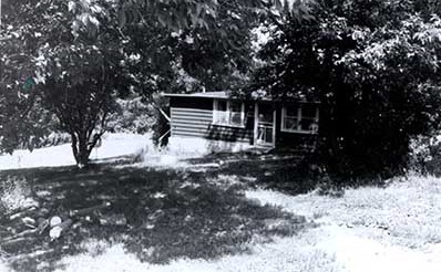 Photograph of Percy Street residence, Castleton, Castleton Women's Institute scrapbook