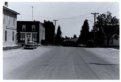 Photograph of Percy Street, Castleton, Castleton Women's Institute scrapbook