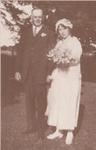 Wedding photograph of Grace Pebbles and Mac Rutherford