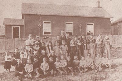 Class photograph, Colborne School, Colborne, Cramahe Township