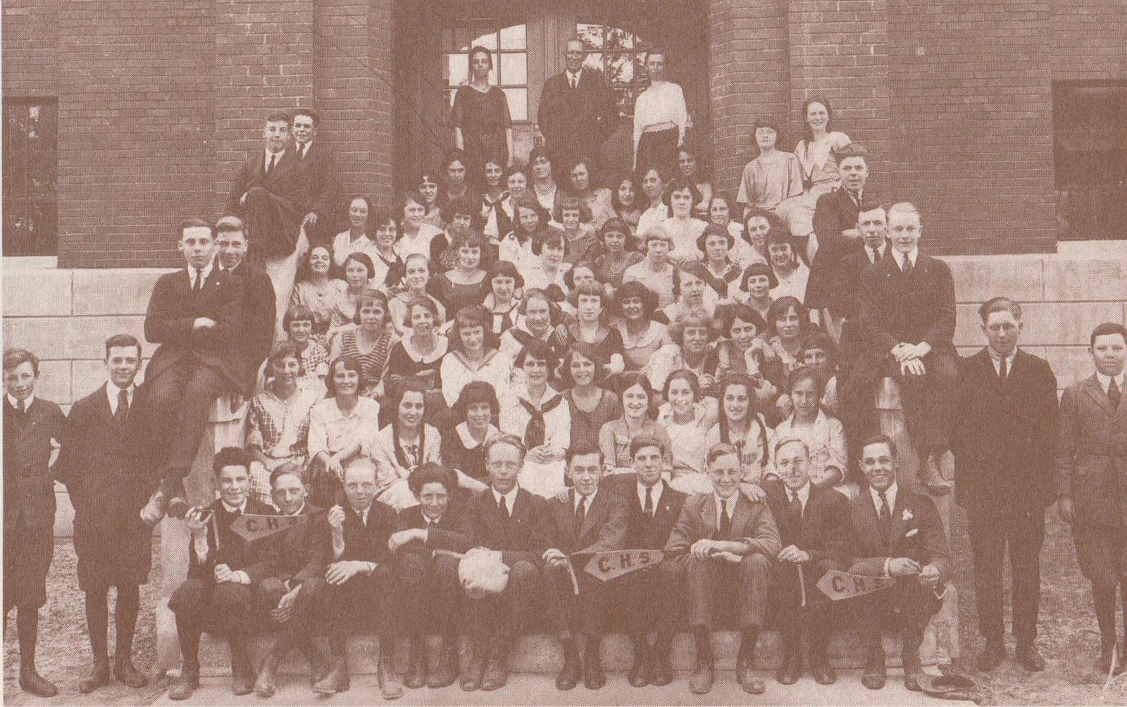 Photograph of Colborne High School, 1923