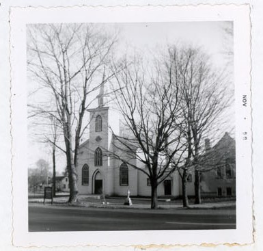 Photograph of Trinity Church, Colborne, Colborne Women's Institute Scrapbook