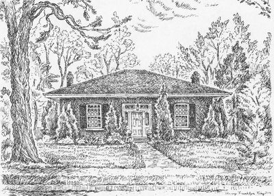 Sketch of Cumming House, Colborne