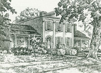 Sketch of Keeler House, Colborne