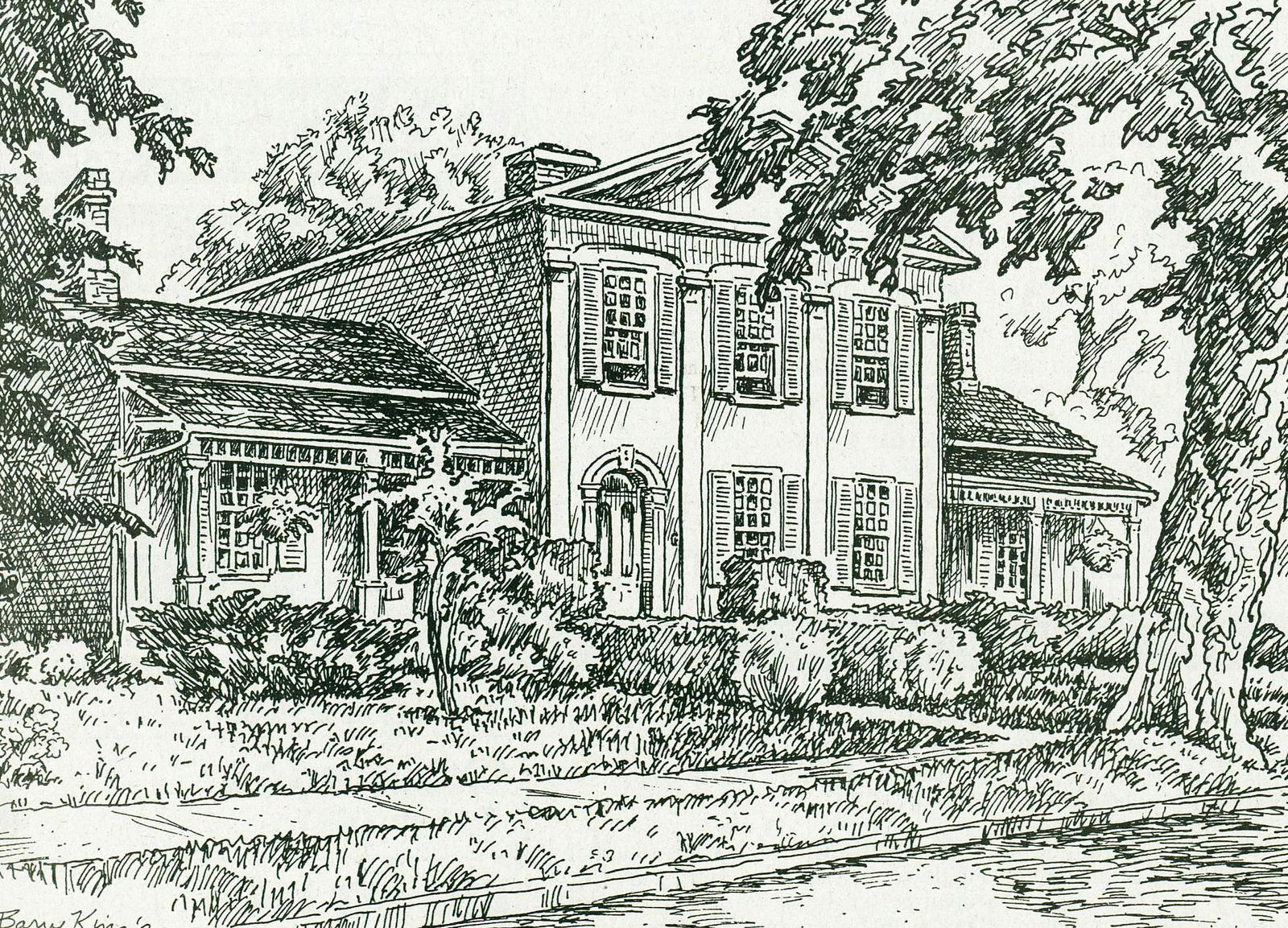 Sketch of Keeler House, Colborne Cramahe Archives Our Past, Our Present