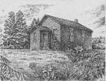 Sketch of the former Red Cloud School, Cramahe Township