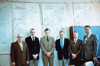 Group photograph of Village of Colborne Council, Cramahe Township